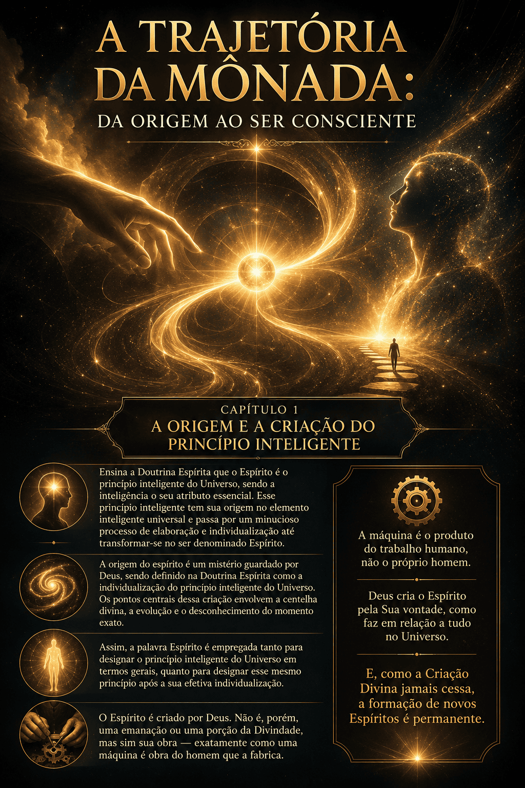 A Trajetória da Mônada: Da Origem ao Ser Consciente